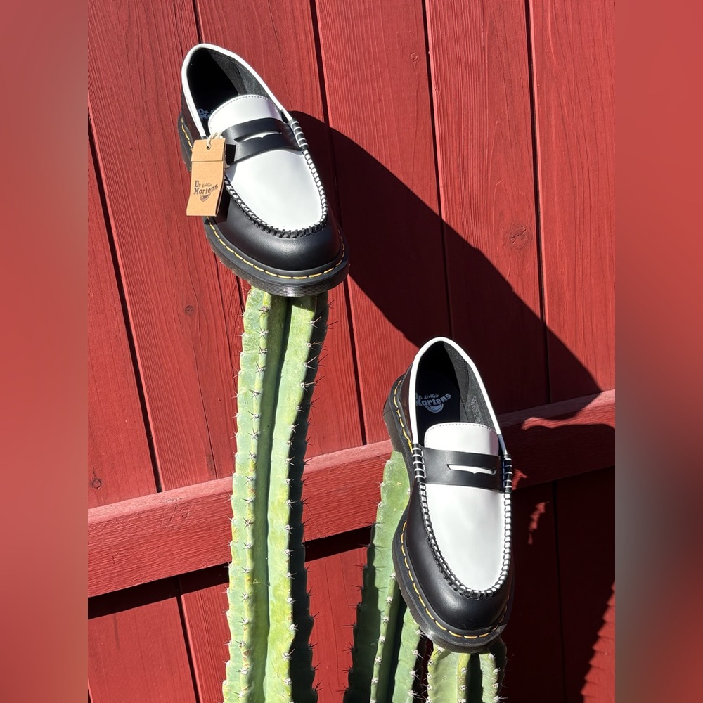 Dr. Martens Black and White Leather Penton
Loafers - Picture 6 of 15